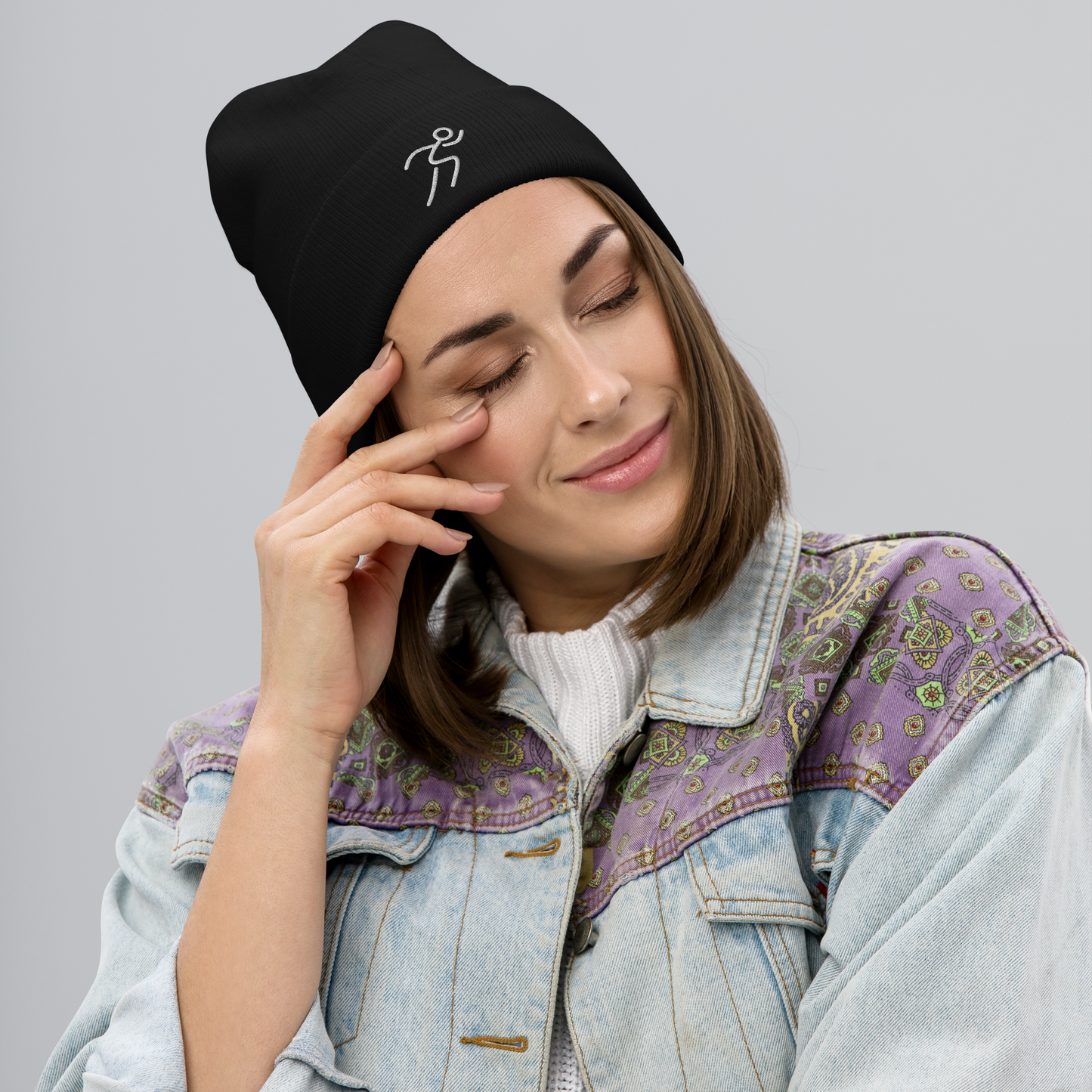 Running Hieroglyphic Beanie